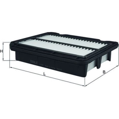 MAHLE Luftfilter | LX 1915