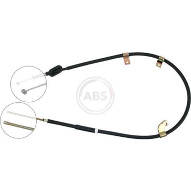 A.B.S. Handbremsseil Seilzug Festellbremse K15868 A.B.S. Handbremsseil Seilzug Festellbremse K15868