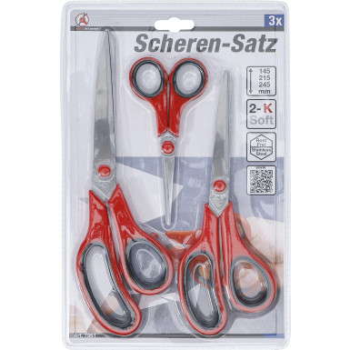 BGS Scheren-Satz rostfrei 3-tlg BGS Do it yourself 7961