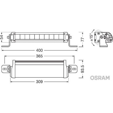 LEDriving LIGHTBAR FX250-SP | Osram | Zusatzscheinwerfer | LEDDL103-SP