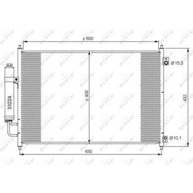NRF Klimaanlagenkühler 35873 EASY FIT