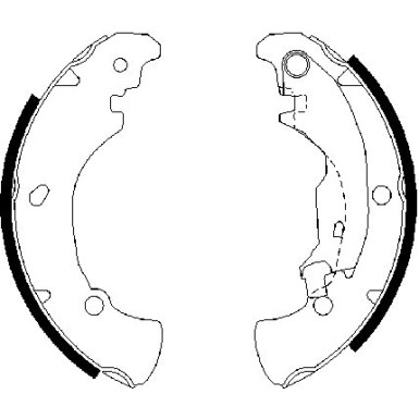 0 986 487 560 Bremsbackensatz 0 986 487 560 Bremsbackensatz