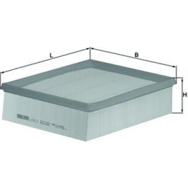 MAHLE Luftfilter | LX 742/2