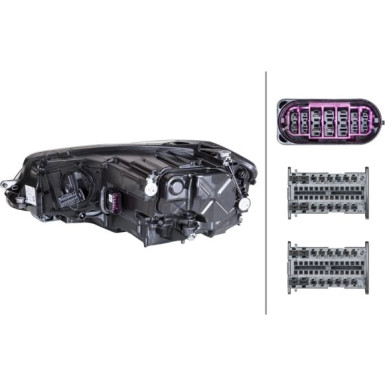 SCHEINWERFER R HELLA | VW GOLF VII 12-20 | 1ZX 013 924-221