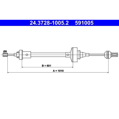 ATE Kupplungsseil ATE Kupplungsseil