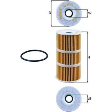 MAHLE Ölfilter | OX 389/1D