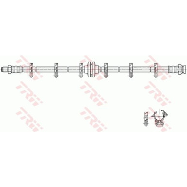 TRW Bremsschlauch | PHB223