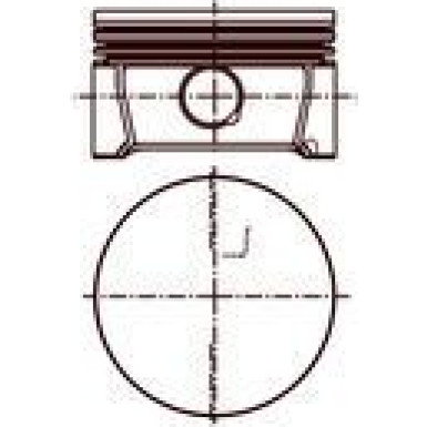 MAHLE Kolben | 028 PI 00126 000