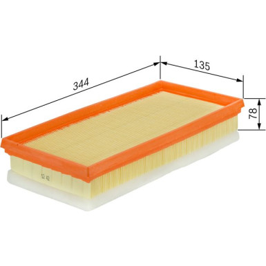 Luftfilter | AUDI,SEAT,SKODA,VW | F 026 400 172