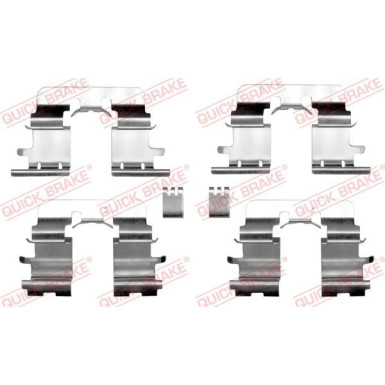 391-1290 Montagesatz f.Bremsklötze | TOYOTA Avensis Verso,Previa 00 | 109-1290