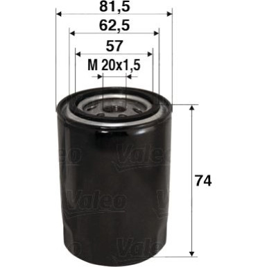 VALEO Ölfilter | 586017