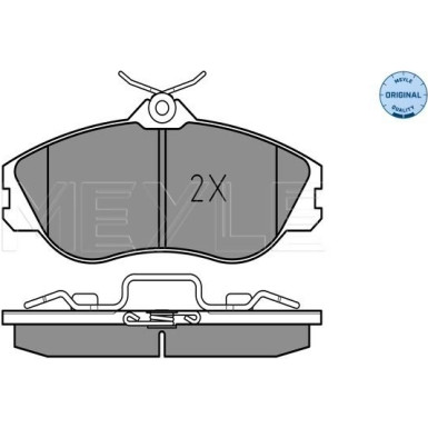 Bremsbelagsatz Vw P. A80/100/200 82-95 Mit Sensor | 025 211 3819/W