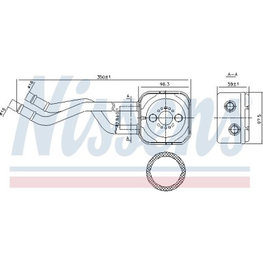 Ölkühler PKW | VW LUPO 98- 1.6 I 16V | 90685
