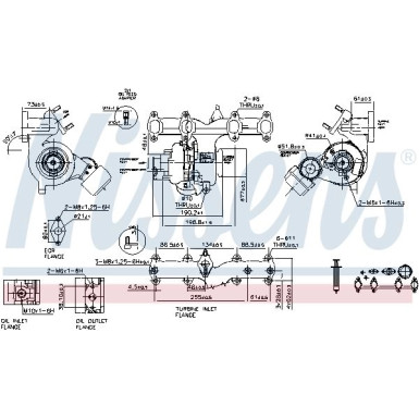 Nissens Turbo AUDI,SEAT,SKODA,VW 03-10 FACTORY NEW 93172