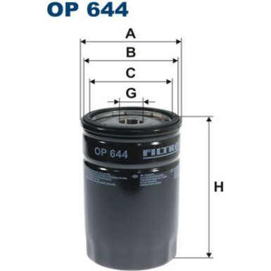 FILTRON Ölfilter OP644 FILTRON Ölfilter OP644