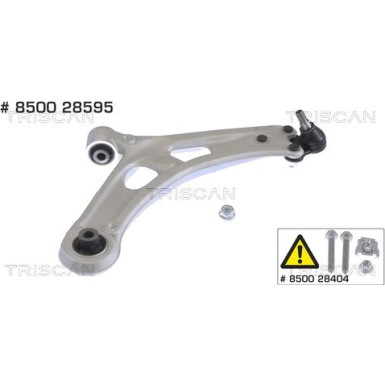 8500 28595 Lenker, Radaufhängung