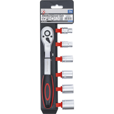BGS Steckschlüssel-Satz Antrieb 10 mm (3/8 ) SW 8 - 19 mm 7-tlg BGS Do it yourself 15112