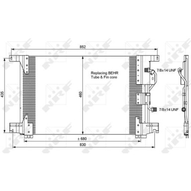 NRF Klimaanlagenkühler 35772 EASY FIT
