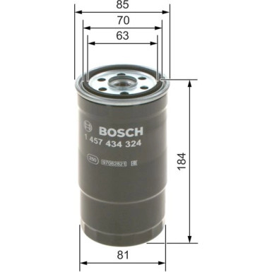 Kraftstofffilter Bmw M41/M61 530-7 | BMW 3,5 Serie | 1457434324