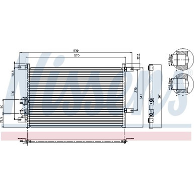 Kondensator PKW ALFA 156 97 FIRST FIT 94526