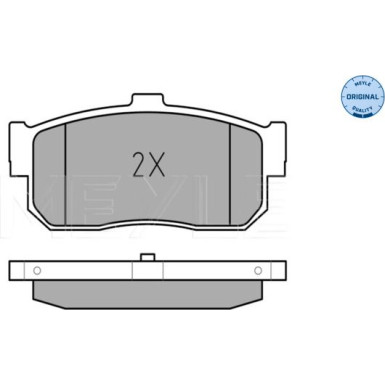 Bremsbelagsatz Nissan T. Almera 98- Mit Sensor | 025 217 1316/W