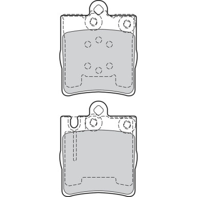 VALEO Bremsbeläge 302028