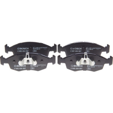 Bremsklötze | FIAT,LANCIA | 0 986 494 687