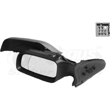 Aussenspiegel li. elek. Verstell. bhz Opel Astra G OE 6428080 HAGUS