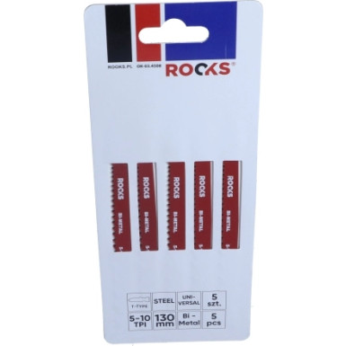 T345XF S"Geblatt Fr Stichs"Ge Bi-Metal, Type T, Stahl & Universal, 5-10 Tpi X 100 mm, Set 5 Stk. T345XF S"Geblatt Fr Stichs"Ge Bi-Metal, Type T, Stahl & Universal, 5-10 Tpi X 100 mm, Set 5 Stk.