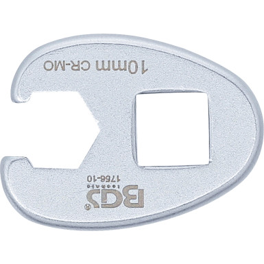 BGS Hahnenfußschlüssel | Antrieb Innenvierkant 10 mm (3/8"""") | SW 10 mm | 1756-10