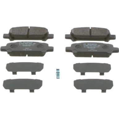 Bremsklötze | SUBARU Forester, Impreza | 0 986 494 445