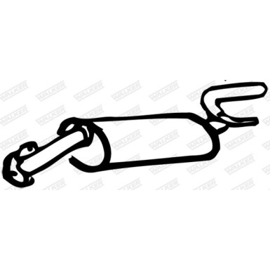 WALKER Endschalldämpfer 17905