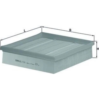 MAHLE Luftfilter LX 1049 MAHLE Luftfilter LX 1049
