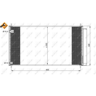 Kondensator, Klimaanlage EASY FIT 35838