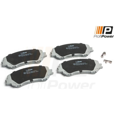 PROFIPOWER Bremsbelagsatz, Scheibenbremse 1B1217