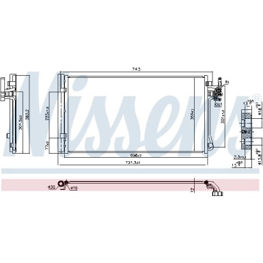 Kondensator PKW Range Rover Evoque 11 FIRST FIT 941175