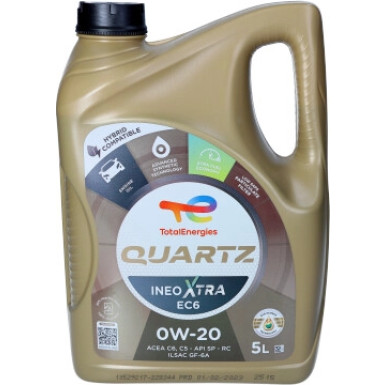2228344 Total Quartz Ineo Xtra EC6 0W-20 5 Liter