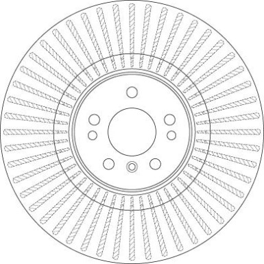 Bremsscheibe Db P. X164 3.0-5.5 06 TRW SINGLE DF6456S
