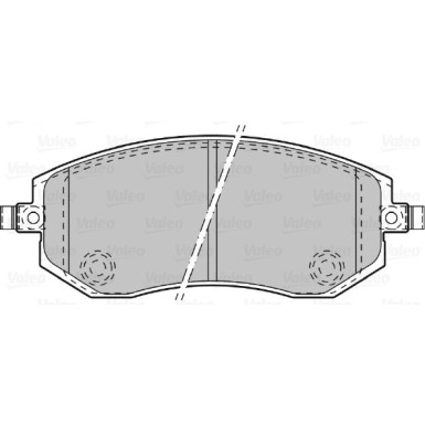VALEO Bremsbeläge 598853