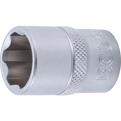 BGS Steckschlüssel-Einsatz Super Lock | Antrieb Innenvierkant 12,5 mm (1/2"""") | SW 18 mm | 2418