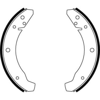 GS8025 Bremsbackensatz