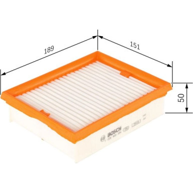 Luftfilter | SUZUKI,FIAT | F 026 400 304