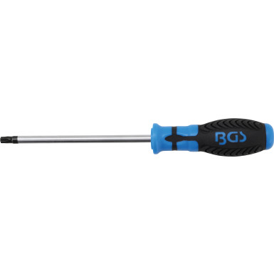 BGS Schraubendreher | T-Profil (für Torx) mit Bohrung T40 | Klingenlänge 150 mm | 7849-T40