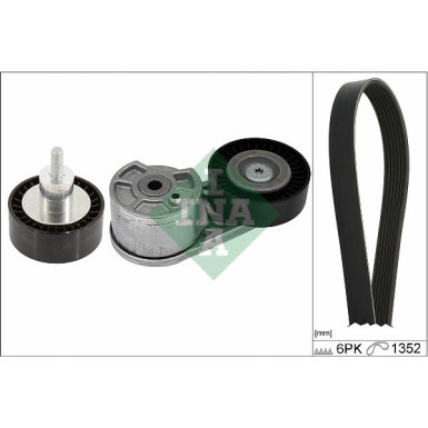 INA Keilrippenriemensatz 529 0549 10