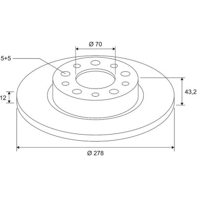 VALEO Bremsscheibe 672503 COATED VALEO Bremsscheibe 672503 COATED