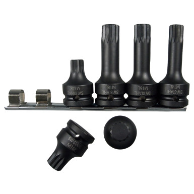 10195L SW-Stahl XZN-Steckschlüsselsatz 6 tlg.