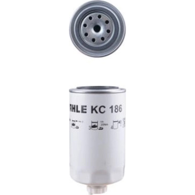 MAHLE Kraftstofffilter | KC 186