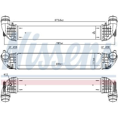 Ladeluftkühler PKW | Opel Astra K 1.4 T-SIDI 15 | 96140