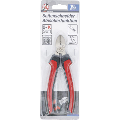 BGS Seitenschneider Abisolierfunktion 165 mm BGS Do it yourself 332