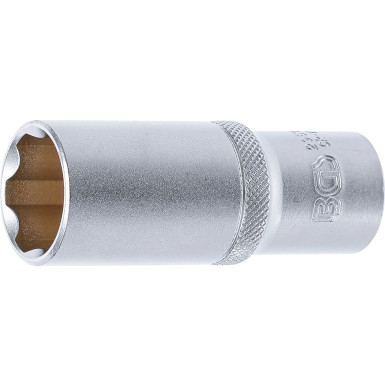 BGS Steckschlüssel-Einsatz Super Lock, tief | Antrieb Innenvierkant 12,5 mm (1/2"""") | SW 22 mm | 2952
